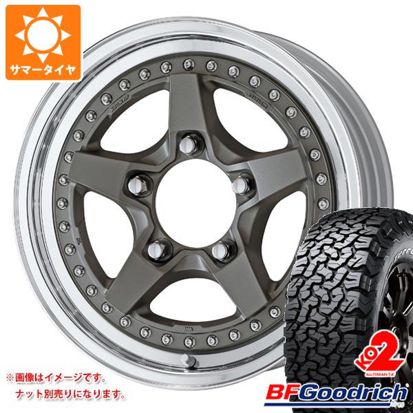 ジムニー JB64W用 サマータイヤ BFグッドリッチ オールテレーンT/A KO2 LT225/75R16 115/112S ホワイトレター ワーク クラッグ ガルバトレ 2 5.5 16 :crgalv2j 19592 s861004zk:タイヤ1番