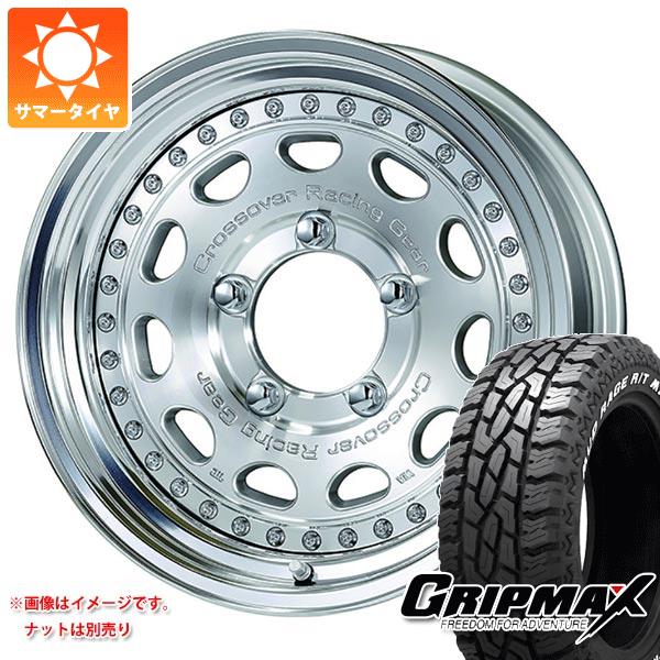 5本セット ジムニーシエラ JB74W用 サマータイヤ グリップマックス マッドレイジ R/T MAX 195/80R15 96Q ホワイトレター ワーク クラッグ ガルバトレ 5.5 15 :crgalvc 36494 s86741zk 5:タイヤ1番