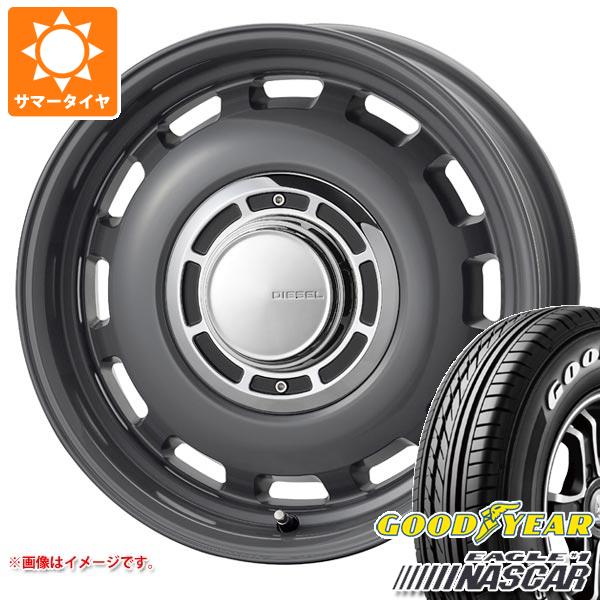 ハイエース 200系用 サマータイヤ グッドイヤー イーグル ＃1 ナスカー 215/65R16C 109/107R ホワイトレター コスミック クロスブラッド ディーゼル 6.5 16 :csdiseh 14402 t80967yt:タイヤ1番