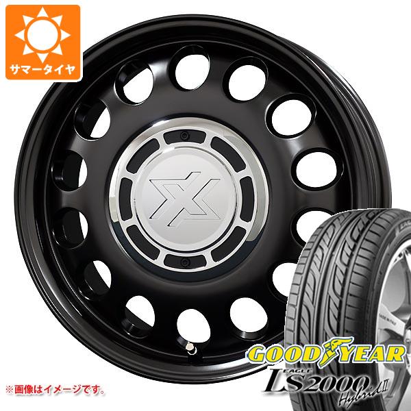 2024年製 サマータイヤ 165/55R15 75V グッドイヤー イーグル LS2000 ハイブリッド2 コスミック クロスブラッド スティール 4.5 15 :cssteelk 609:タイヤ1番