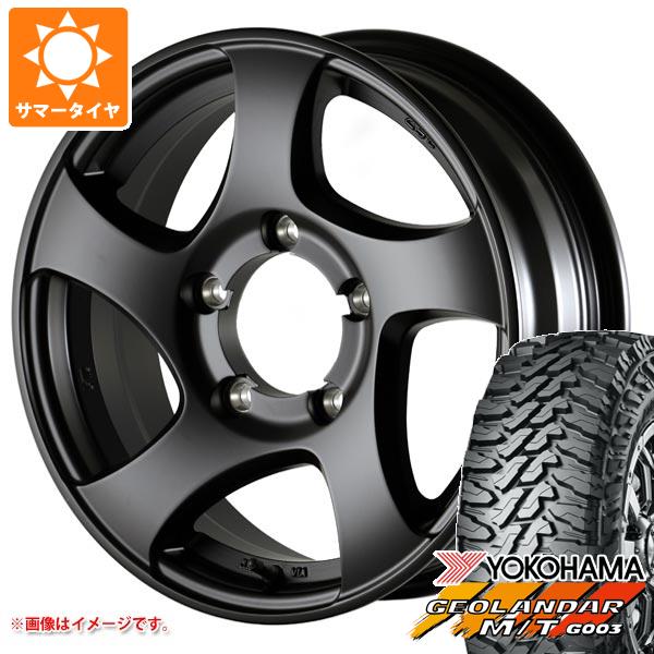 5本セット ジムニーシエラ JB74W用 サマータイヤ ヨコハマ ジオランダー M/T G003 LT215/70R16 100/ 97Q ドゥオール CST ゼロワンハイパー JL 6.0 16 :cstjls 36783 s86770zk 5:タイヤ1番