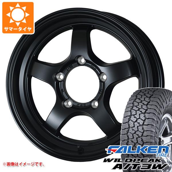 5本セット スズキ ジムニーノマド JC74W用 サマータイヤ ファルケン ワイルドピーク A/T3W LT225/75R16 115/112Q ドゥオール CST ゼロワンハイパー S 6.0-16