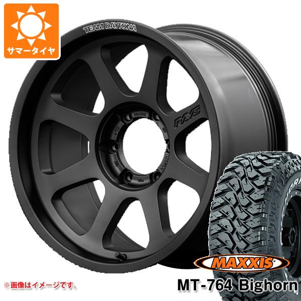 サマータイヤ 265/70R17 118/115Q 8PR マキシス MT 764 ビッグホーン ホワイトレター レイズ デイトナ D108 8.0 17 :d108 36331:タイヤ1番