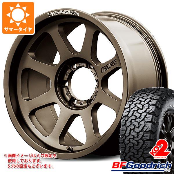 5本セット ジープ ラングラー JK/JL系用 サマータイヤ BFグッドリッチ オールテレーンT/A KO2 LT285/65R18 125/122R ホワイトレター レイズ デイトナ D108 :d108jpwr 24243 j27131p 5:タイヤ1番