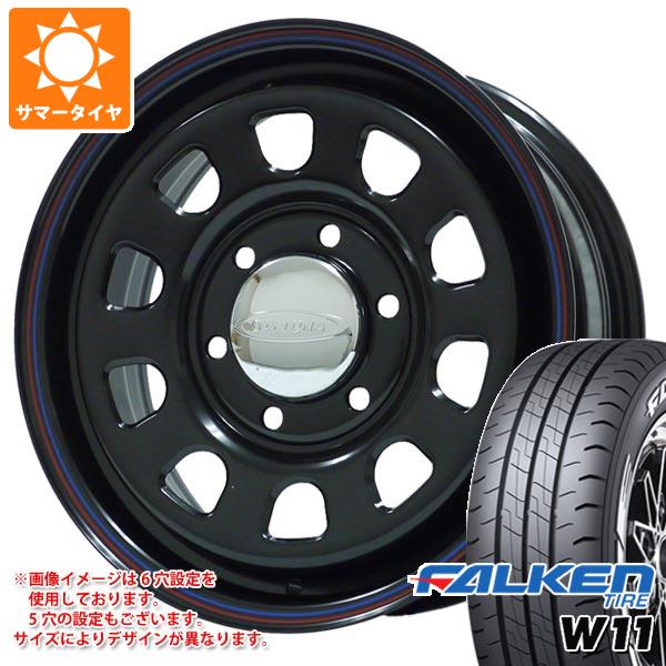 ハイエース 200系用 2024年製 サマータイヤ ファルケン W11 215/60R17C 109/107N ホワイトレター デイトナズ 6.5 17 :daysbk 32711 t80968yt:タイヤ1番