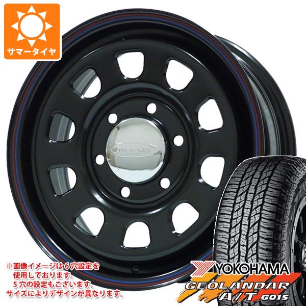 デリカD5用 サマータイヤ ヨコハマ ジオランダー A/T G015 225/70R16 103H ブラックレター デイトナズ 7.0 16 :daysbk 22934 m83961tb:タイヤ1番