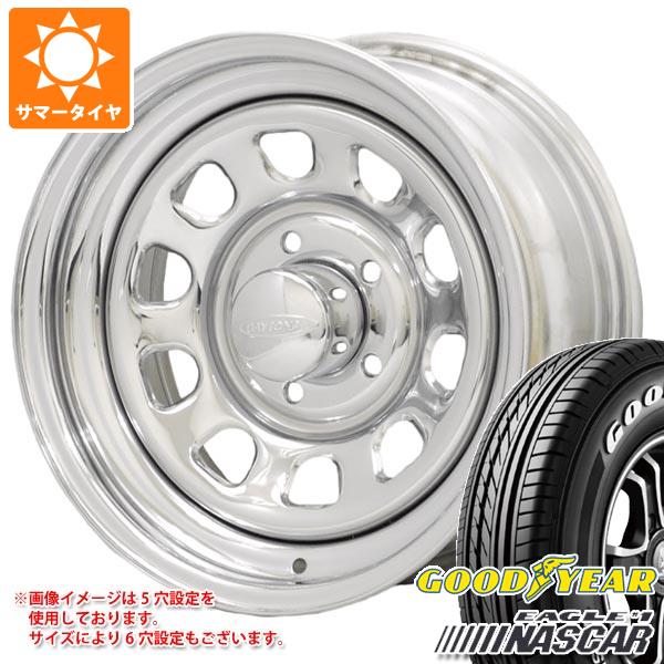 ハイエース 200系用 2024年製 サマータイヤ グッドイヤー イーグル ＃1 ナスカー 215/65R16C 109/107R ホワイトレター デイトナズ 6.5 16 :dayscr 14402 t80967yt:タイヤ1番