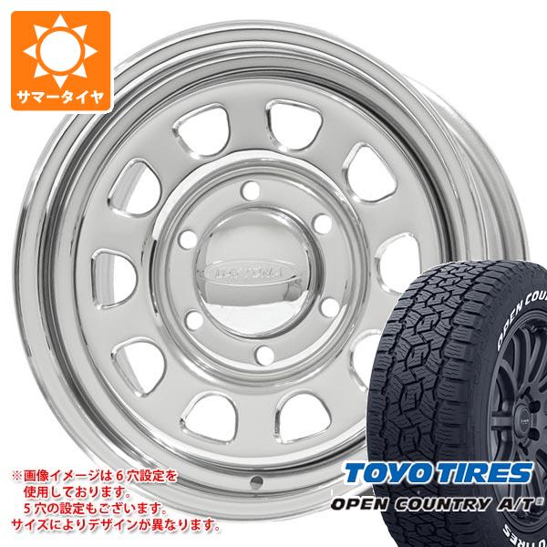 ハイエース 200系用 サマータイヤ トーヨー オープンカントリー A/T3 215/60R17C 109/107R ホワイトレター デイトナズ 6.5 17 :dayscr 41268 t80968yt:タイヤ1番