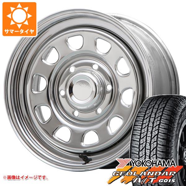 ハイエース 200系用 サマータイヤ ヨコハマ ジオランダー A/T G015 215/70R16 100H ブラックレター MLJ デイトナ SS 7.0 16 :daytssc 25581 t80971yt:タイヤ1番