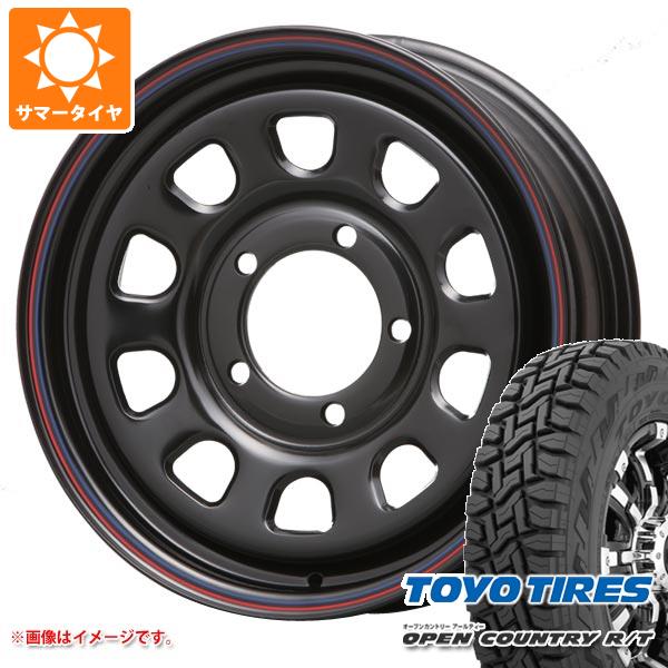 5本セット ジムニー用 サマータイヤ トーヨー オープンカントリー R/T 185/85R16 105/103N LT ホワイトレター MLJ デイトナ SS 5.5 16 :daytssj 34452 s86999zk 5:タイヤ1番