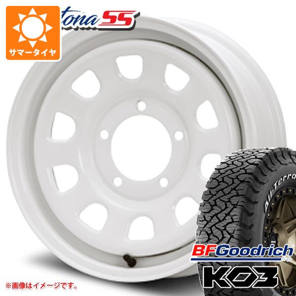 5本セット ジムニー用 2026年製 サマータイヤ BFグッドリッチ オールテレーンT/A KO3 LT175/80R16 92S ホワイトレター MLJ デイトナ SS 5.5-16