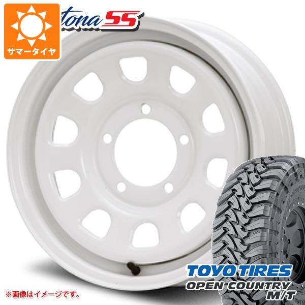 ジムニー JB64W用 サマータイヤ トーヨー オープンカントリー M/T LT225/75R16 103/100Q ホワイトレター MLJ デイトナ SS 5.5 16 :daytssjw 34450 s861004zk:タイヤ1番