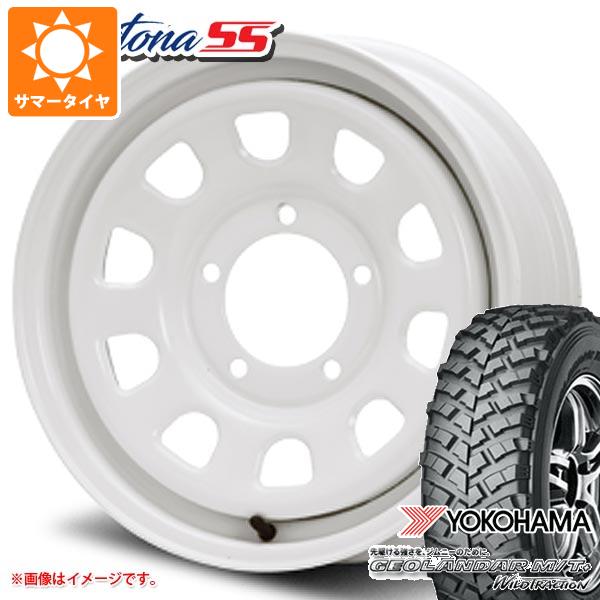 5本セット ジムニー用 サマータイヤ ヨコハマ ジオランダー M/T+ G001J 195R16C 104/102Q MLJ デイトナ SS 5.5 16 :daytssjw 14208 s861002zk 5:タイヤ1番