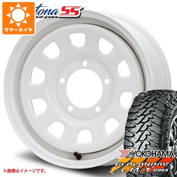 5本セット ジムニー用 サマータイヤ ヨコハマ ジオランダー M/T G003 195R16C 104/102Q MLJ デイトナ SS 5.5 16 :daytssjw 34522 s861002zk 5:タイヤ1番