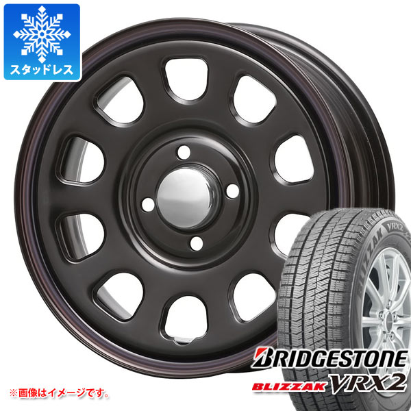 アトレーワゴン S300系用 スタッドレス ブリヂストン ブリザック VRX2 165/65R14 79Q MLJ デイトナ SS｜tire1ban