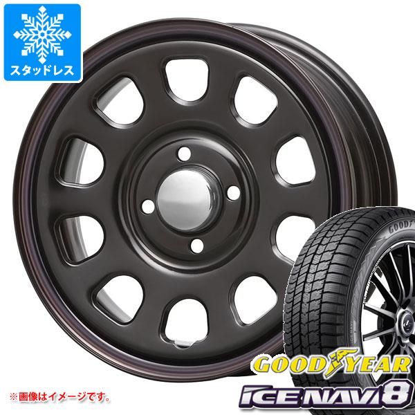 スタッドレスタイヤ グッドイヤー アイスナビ8 155/65R14 75Q MLJ デイトナ SS 5.0 14 : daytssk 37452 : タイヤ1番