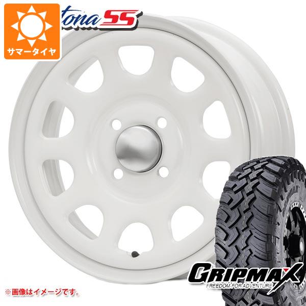 ハスラー用 サマータイヤ グリップマックス マッドレイジ M/T 195R14C 106/104Q ホワイトレター MLJ デイトナ SS 5.0 14 :daytsswk 36561 s861015zk:タイヤ1番