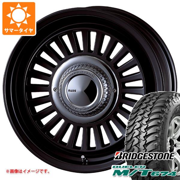 5本セット スズキ ジムニー JB64W用 サマータイヤ ブリヂストン デューラー M/T674 LT225/75R16 アウトラインホワイトレター ディーン カリフォルニア 5.5-16