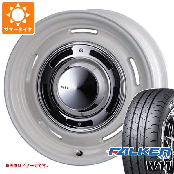 ハイエース 200系用 2024年製 サマータイヤ ファルケン W11 215/65R16C 109/107N ホワイトレター クリムソン ディーンクロスカントリー 7.0 16 :deancroh 32712 t80967yt:タイヤ1番