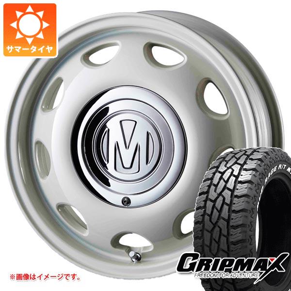 エブリイワゴン DA17W用 サマータイヤ グリップマックス マッドレイジ R/T MAX 145R14C 85/83Q ホワイトレター クリムソン ディーン ミニ 5.0 14 :deanmini 36487 s861028zk:タイヤ1番