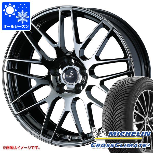 WEDS - レクサス NX 10系用 オール時期タイア ミシュラン クロスクライメート2 235/55R18 104H XL VOL ボルボ聞きとどける デルモア LC.S 7.5-18 オールシーズンタイヤ、ホイールセット-車、バイク、自転車
