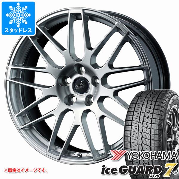 LBX MAYH10系用 スタッドレス ヨコハマ アイスガードセブン iG70 225/60R17 99Q デルモア LC.S