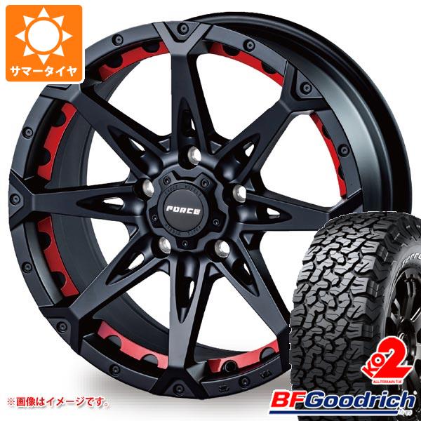 ジープ ラングラー JK/JL系用 サマータイヤ BFグッドリッチ オールテレーンT/A KO2 LT285/70R17 121/118R ホワイトレター フォース デナリ｜tire1ban