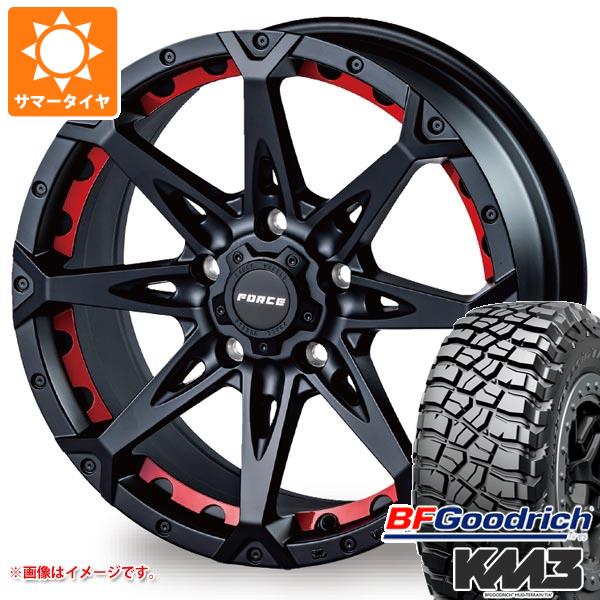 5本セット ジープ ラングラー JK/JL系用 サマータイヤ BFグッドリッチ マッドテレーンT/A KM3 33x12.50R17LT 120Q フォース デナリ : denambw 30402 j27130p 5 : タイヤ1番