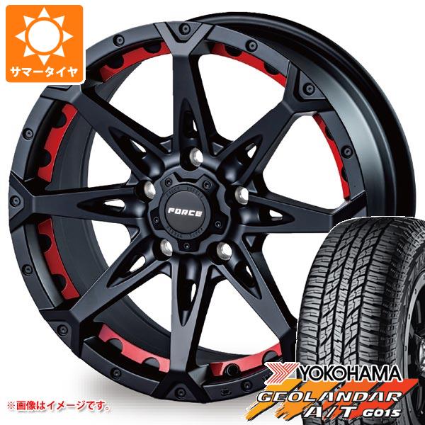 ジープ ラングラー JK/JL系用 サマータイヤ ヨコハマ ジオランダー A/T G015 P285/70R17 117T アウトラインホワイトレター フォース デナリ｜tire1ban