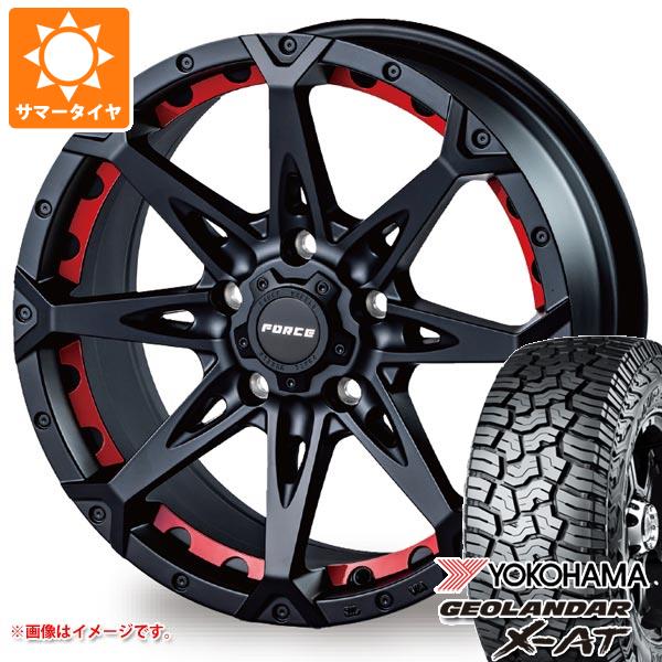 5本セット ジープ ラングラー JK/JL系用 サマータイヤ ヨコハマ ジオランダー X-AT G016 265/70R17 115T ブラックレター フォース デナリ