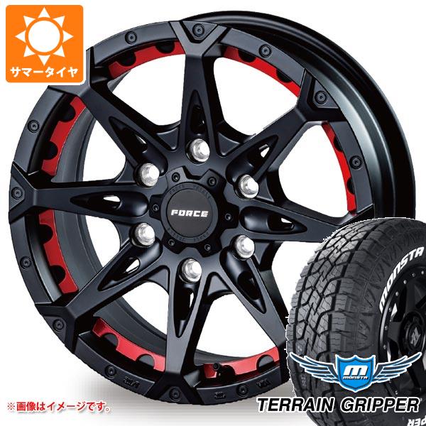 FJクルーザー 10系用 サマータイヤ モンスタ テレーングリッパー LT285/70R17 121/118R ホワイトレター フォース デナリ 8.0 17 :denarimb 34805 t801005yt:タイヤ1番