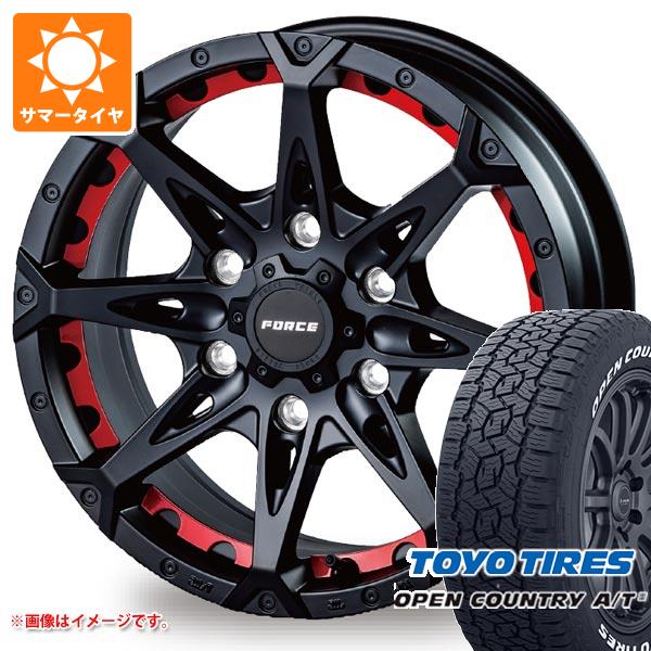 サマータイヤ 265/60R18 110H トーヨー オープンカントリー A/T3 ホワイトレター フォース デナリ 8.0 18 :denarimb 41264:タイヤ1番