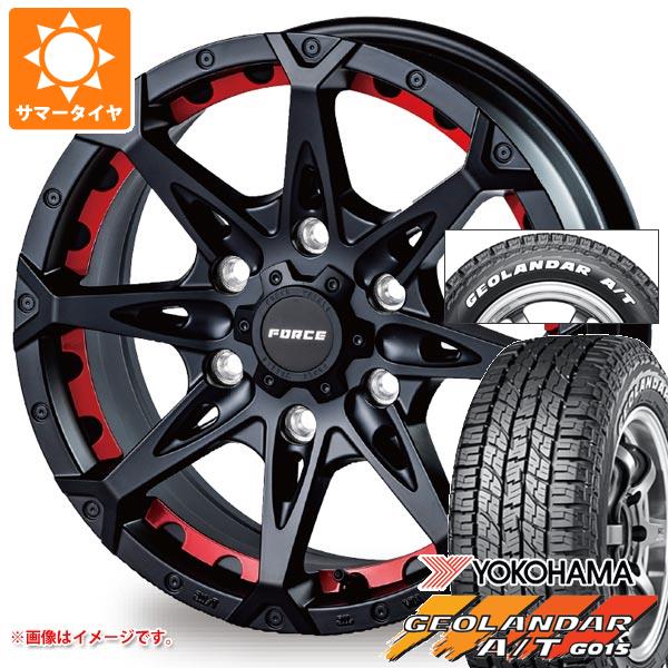 ハイエース 200系用 2024年製 サマータイヤ ヨコハマ ジオランダー A/T G015 215/65R16C 109/107S ホワイトレター フォース デナリ 6.5 16 :denambh 38493 t80967yt:タイヤ1番