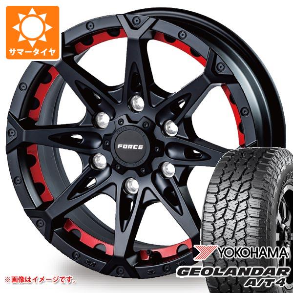トヨタ ランドクルーザー プラド 150系用 2026年製 サマータイヤ ヨコハマ ジオランダー A/T4 G018 265/60R18 110H ブラックレター フォース デナリ 8.0-18