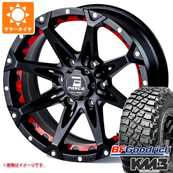 ハイラックス 120系用 サマータイヤ BFグッドリッチ マッドテレーンT/A KM3 LT265/70R17 121/118Q フォース デナリ 8.0 17 :denarimm 27566 t80995yt:タイヤ1番