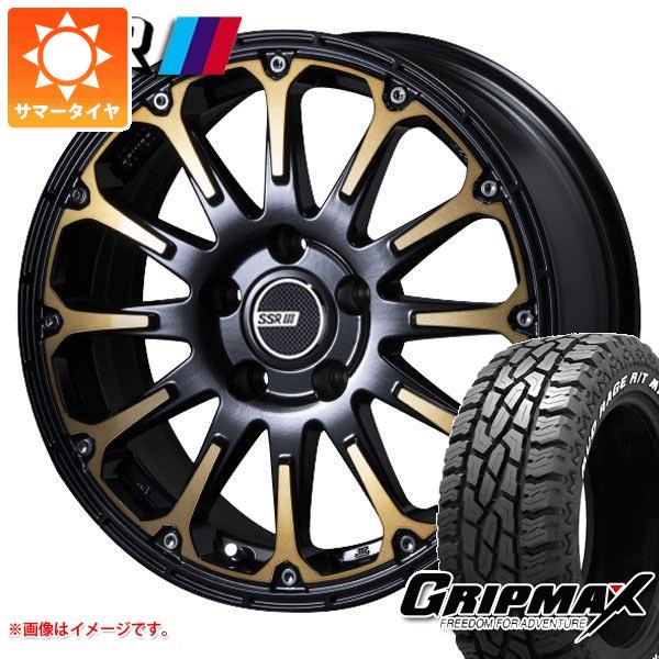 T31エクストレイル用 サマータイヤ グリップマックス マッドレイジ R/T MAX 215/65R16C 109/107Q ホワイトレター SSR ディバイド FT 7.0 16 :devft5 36501 n84986sn:タイヤ1番