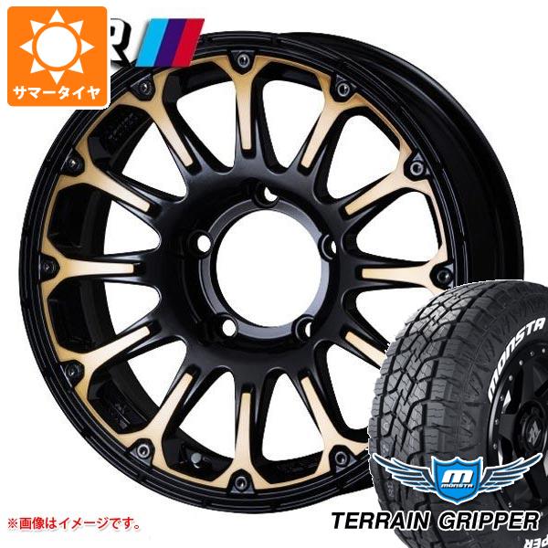 5本セット ジムニー用 サマータイヤ モンスタ テレーングリッパー 175/80R16 91S ホワイトレター SSR ディバイド FT 5.5-16