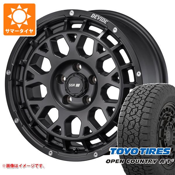 RAV4 50系用 サマータイヤ トーヨー オープンカントリー A/T3 265/65R17 112H ブラックレター SSR ディバイド G:M 7.5 17 :devgm 38815 t801016yt:タイヤ1番