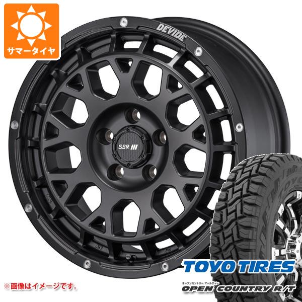 アウトランダー GF/GG系用 サマータイヤ トーヨー オープンカントリー R/T 215/70R16 100Q ブラックレター SSR ディバイド G:M 7.0 16 :devgm 32618 m83974tb:タイヤ1番