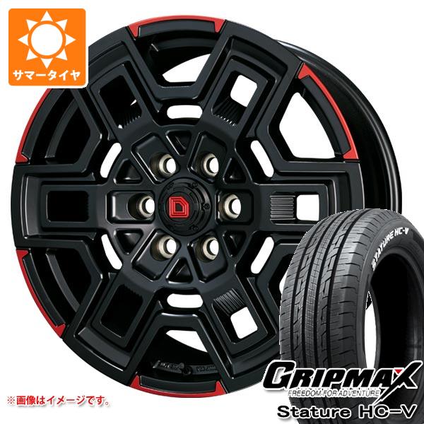 ハイエース 200系用 サマータイヤ グリップマックス スタチャー HC V 215/65R16C 109/107S ホワイトレター クライメイト デヴグル 6.5 16 :devgrh 39753 t80967yt:タイヤ1番