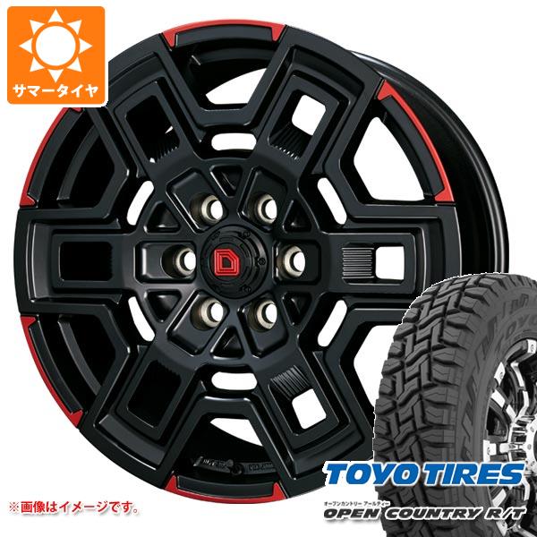 ハイエース 200系用 サマータイヤ トーヨー オープンカントリー R/T 215/70R16 100Q ブラックレター クライメイト デヴグル 6.5 16 :devgrh 32618 t80971yt:タイヤ1番