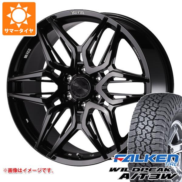 トヨタ ランドクルーザー300用 サマータイヤ ファルケン ワイルドピーク A/T3W 275/55R20 117T XL SSR ディバイド LG-F 9.0-20