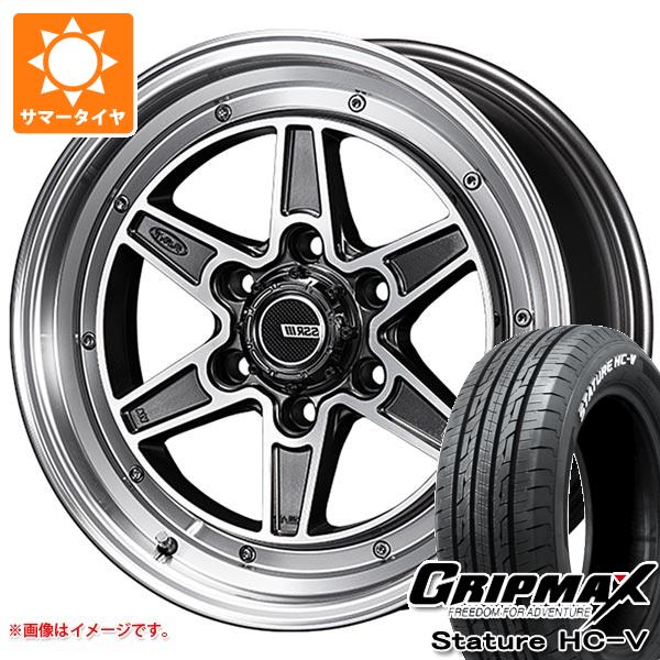 ハイエース 200系用 サマータイヤ グリップマックス スタチャー HC V 225/50R18C 107/105H ホワイトレター SSR ディバイド MK 6 8.0 18 :devmk6 39755 t80969yt:タイヤ1番