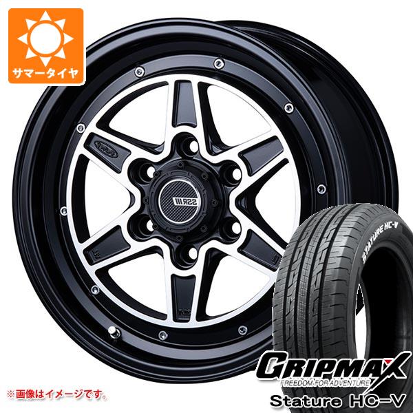 ハイエース 200系用 サマータイヤ グリップマックス スタチャー HC V 225/50R18C 107/105H ホワイトレター SSR ディバイド MK 6 8.0 18 :devmk6b 39755 t80969yt:タイヤ1番