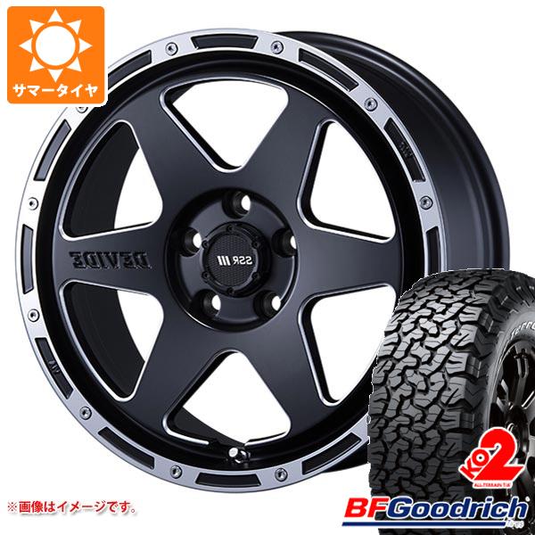 デリカD:5用 2023年製 サマータイヤ BFグッドリッチ オールテレーンT/A KO2 LT215/70R16 100/97R ホワイトレター SSR ディバイド TR 6 7.0 16 :devtr6 21564 m83960tb:タイヤ1番