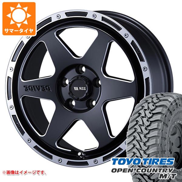 RAV4 50系用 サマータイヤ トーヨー オープンカントリー M/T LT265/65R17 120/117P ブラックレター SSR ディバイド TR 6 7.0 17 :devtr6 32611 t801016yt:タイヤ1番