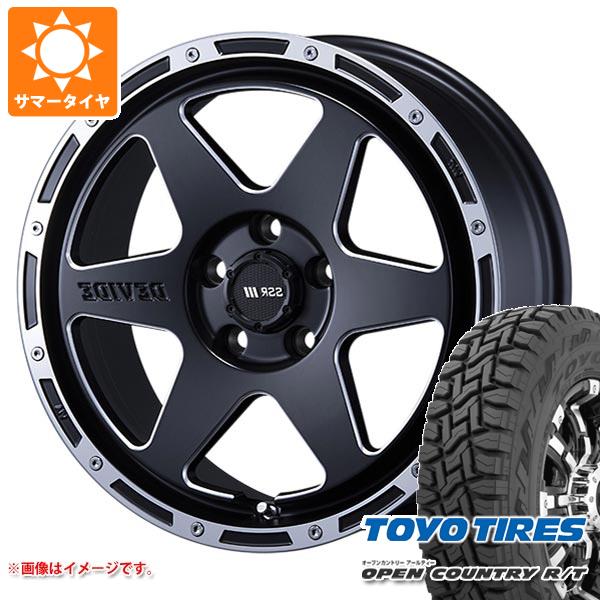 アウトランダー GF/GG系用 サマータイヤ トーヨー オープンカントリー R/T 215/70R16 100Q ブラックレター SSR ディバイド TR 6 7.0 16 :devtr6 32618 m83974tb:タイヤ1番