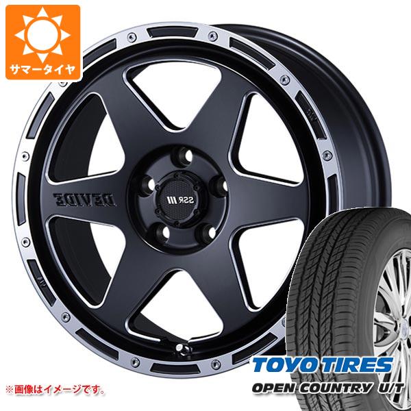 RAV4 50系用 サマータイヤ トーヨー オープンカントリー U/T 265/65R17 112H SSR ディバイド TR 6 7.0 17 :devtr6 28543 t801016yt:タイヤ1番