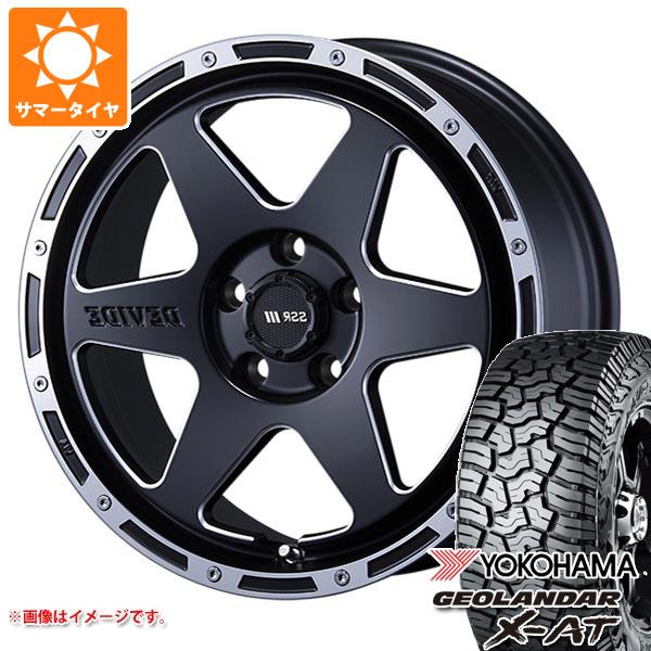 RAV4 50系用 サマータイヤ ヨコハマ ジオランダー X AT G016 265/65R17 116T XL ブラックレター SSR ディバイド TR 6 7.0 17 :devtr6 40730 t801016yt:タイヤ1番