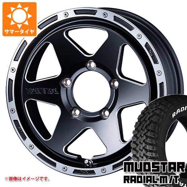 ジムニーシエラ JB74W用 サマータイヤ マッドスター ラジアル M/T 215/70R16 100T ホワイトレター SSR ディバイド TR 6 6.0 16 :devtr6js 34822 s86770zk:タイヤ1番